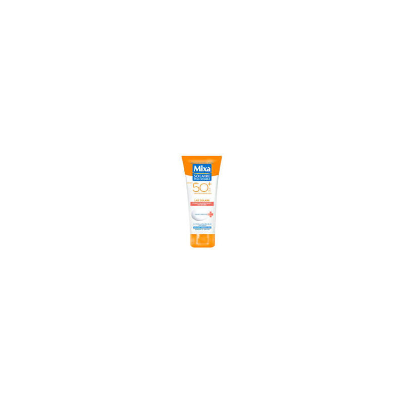 Mixa - Lait Solaire SPF50+ - Peaux Allergiques au Soleil Enfant - Adulte