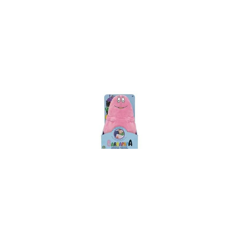 Barbapapa - Peluche Barbapapa 25cm - Berceuse et Lumineuse - Musique 30 secondes.