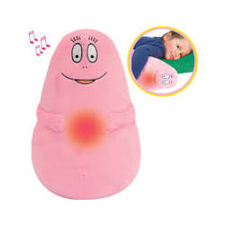 Barbapapa - Peluche Barbapapa 25cm - Berceuse et Lumineuse - Musique 30 secondes.