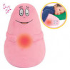 Barbapapa - Peluche Barbapapa 25cm - Berceuse et Lumineuse - Musique 30 secondes.