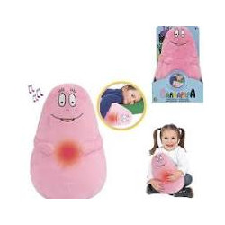 Barbapapa - Peluche Barbapapa 25cm - Berceuse et Lumineuse - Musique 30 secondes.