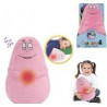 Barbapapa - Peluche Barbapapa 25cm - Berceuse et Lumineuse - Musique 30 secondes.