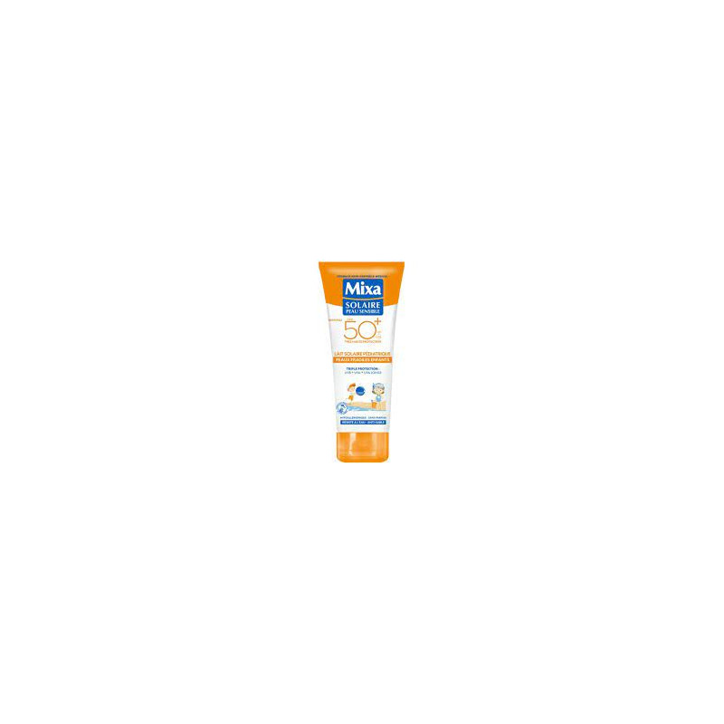 Mixa - Lait Solaire Pédiatrique SPF50+ - Peaux Fragiles Enfants - Hypoallergénique.