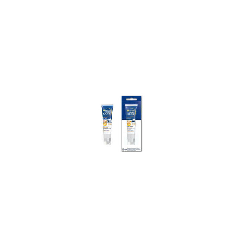 Crème + Stick Lèvres protecteurs Garnier Ambre Solaire UV SKI 50+