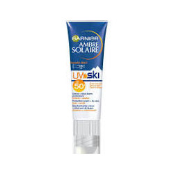 Crème + Stick Lèvres protecteurs Garnier Ambre Solaire UV SKI 50+