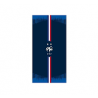 Drap de plage imprimé 100% coton - Equipe de France de football - 2 Etoiles.