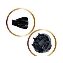 Remington D6098 - Sèche-cheveux ionique - 2200 W Noir &  Bronze