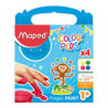 Peintures aux doigts -  4 pots - Maped - Color'peps.