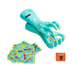 Mattel Games -  Zombie Gotcha -  Jeu de société et de Cartes avec Main de Zombie - Pour Enfants de 5 Ans et Plus.