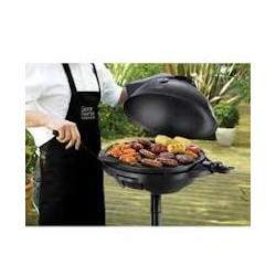 George Foreman -  Barbecue 2 en 1 électrique ou Grill sur pied ou de table (utilisation intérieure & extérieur)