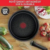 Ingenio Daily Chef Rouge - Set 8 pièces tous feux dont induction..