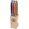Laguiole Jean Dubost Bloc 6 Couteaux Steak Mixés