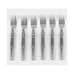 Coffret de 6 Fourchettes - inox - jean dubost Laguiole - fabriqué en France.