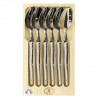 Coffret de 6 cuillères inox - jean dubost Laguiole - fabriqué en france.