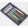 Coffret de 6 fourchettes de table - jean Dubost laguiole - fabriqué en France.