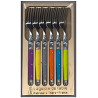 Coffret de 6 fourchettes de table - jean Dubost laguiole - fabriqué en France.