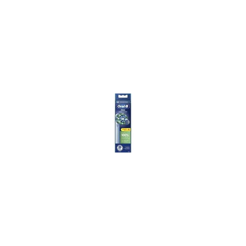Oral-B Pro - Cross Action - Brossettes pour Brosse à dents électriques -  Pack De 4 Unités - Blanc.