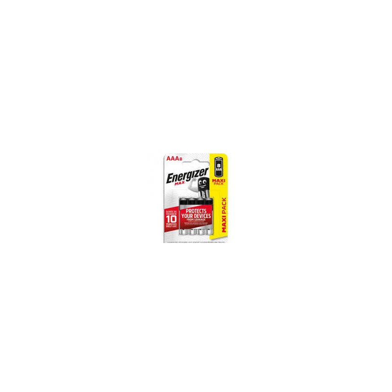 ENERGIZER MAX - Blister de 8 piles - AAA LR03 -