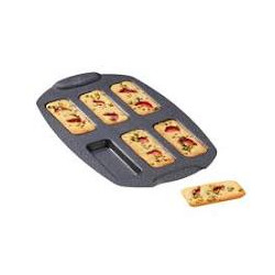 Tefal Moule gâteau 6 financiers - Revêtement antiadhésif - Aluminium recyclé et recyclable.