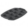 - Revêtement Tefal Moule gâteau 10 mini carrés antiadhésif -  Aluminium recyclé et recyclable.