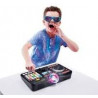 VTech - Kidi DJ Mix - Platine DJ Enfant 12 en 1 - Table de Mixage Bluetooth avec Pads Lumineux - Boule Disco.
