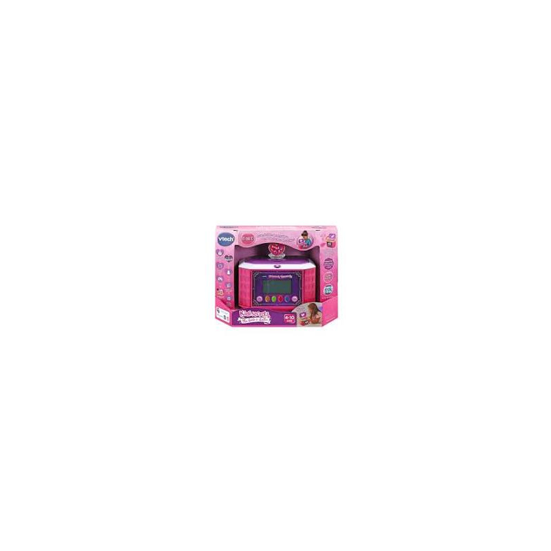 VTech - KidiSecrets - Ma Boîte à Bijoux Rose - Coffre-Fort Secret 8 en 1 avec Code