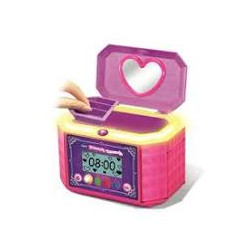 VTech - KidiSecrets - Ma Boîte à Bijoux Rose - Coffre-Fort Secret 8 en 1 avec Code