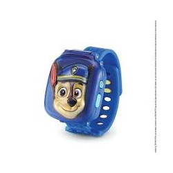 VTech - Pat' Patrouille -  La Montre-Jeu Interactive de Chase -  Montre Enfant à Clapet avec Écran Animé.