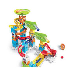 VTech - Marble Rush - Circuit à Billes Beginner Set S200 - Jeu de Construction -  47 Pièces - 5 Billes.