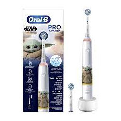 Oral-B Pro Junior Brosse à Dents Électrique Enfant - Star Wars - 2 Brossettes Brossage Doux.