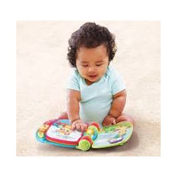 VTech - Super Livre Enchanté des Baby Loulous Bleu - Livre Interactif Bébé - 6 /36 mois.