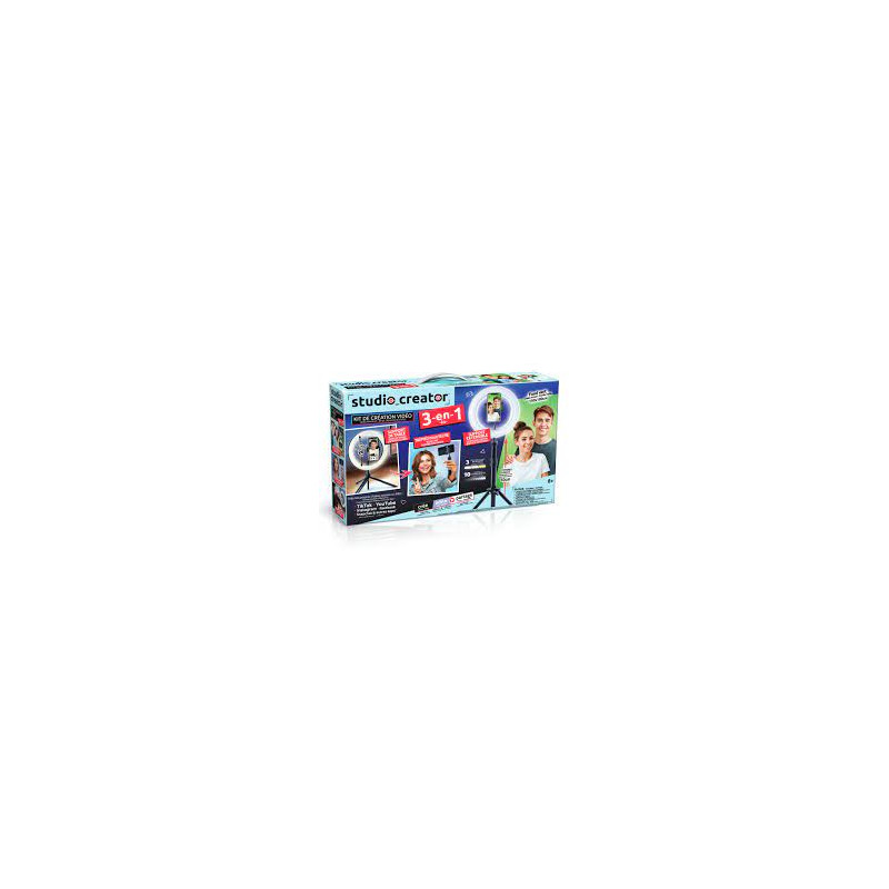 Kit Création Vidéo 3en1 - coffret influenceur - canal Toys.