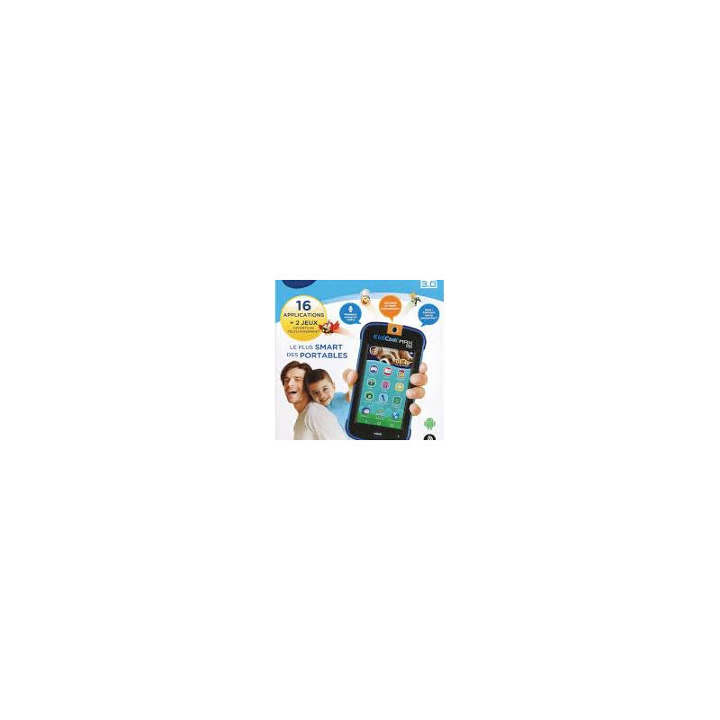 VTech - KidiCom Max 3.0 Bleu - Portable Enfant Sans Forfait Sécurisé.