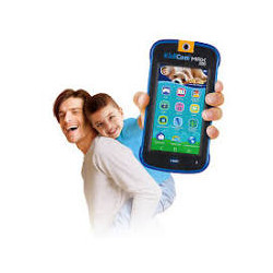 VTech - KidiCom Max 3.0 Bleu - Portable Enfant Sans Forfait Sécurisé.