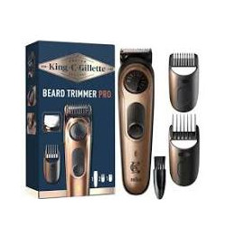 Tondeuse A Barbe Electrique Homme King C. Gillette PRO Avec Molette De Précision Pour 40 Réglages de Longueur.