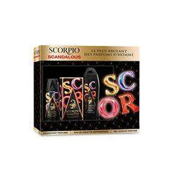 Scorpio Coffret Scorpio Scandalous comprenant 1 eau de toilette - 1 déodorant et 1 gel douche.