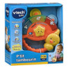 VTech - P'tit Tambourin - Instrument de Musique Bébé - Hochet Tambourin Interactif - Jeu de Motricité Fine.