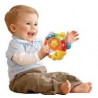 VTech - P'tit Tambourin - Instrument de Musique Bébé - Hochet Tambourin Interactif - Jeu de Motricité Fine.