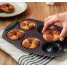Tefal Moule gâteau 6 mini donuts - Revêtement antiadhésif -  Aluminium recyclé et recyclable.
