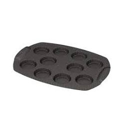 Tefal Moule gâteau 10 mini tartelettes - Revêtement antiadhésif -Aluminium recyclé et recyclable.