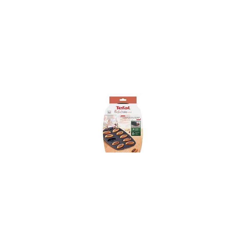 Tefal Moule gâteau 10 barquettes - Revêtement antiadhésif - Aluminium recyclé et recyclable