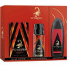 CORPIO - Coffret 3 produits Inferno - Eau de toilette flacon 75ml - Gel Douche 250ml et Déodorant atomiseur 150ml.
