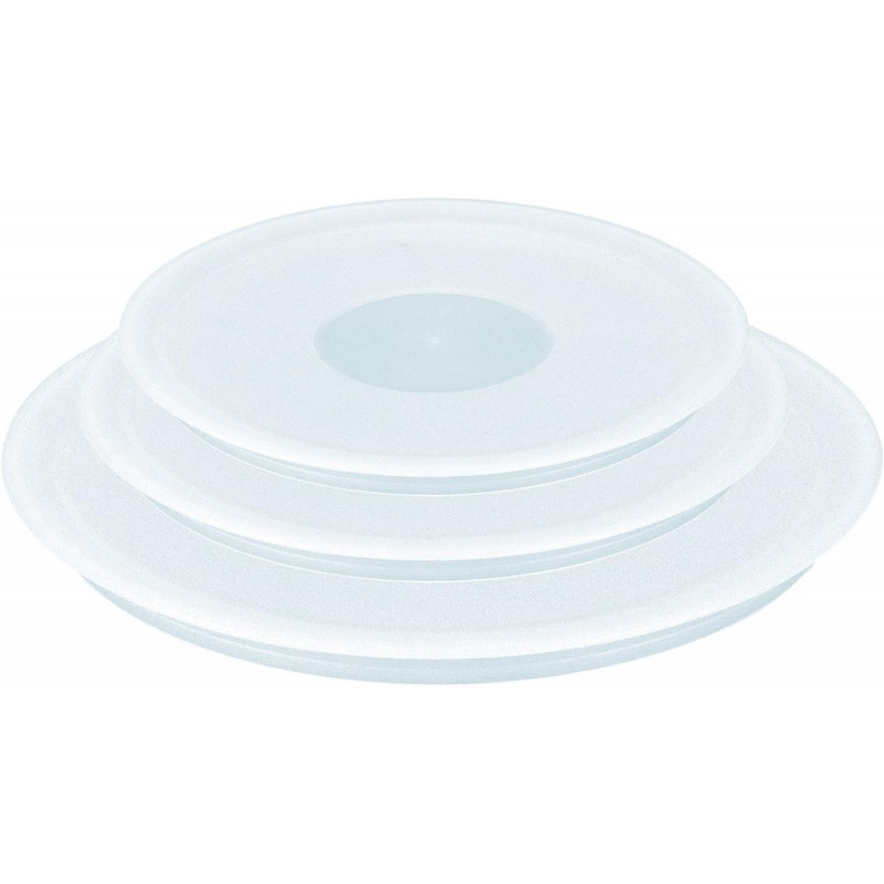Tefal Ingenio Couvercles hermétiques 16/18/20 cm - Compatible réfrigérateur - congélateur et lave-vaisselle
