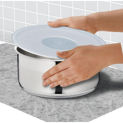 Tefal Ingenio Couvercles hermétiques 16/18/20 cm - Compatible réfrigérateur - congélateur et lave-vaisselle