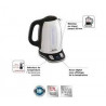 Tefal Bouilloire électrique sans fil inox - 1.7 L - 2400 W -  7 températures réglables de 60 à 100 degrés.
