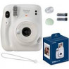 FUJIFILM Instax Mini 11 Caméra - Ice Blanc