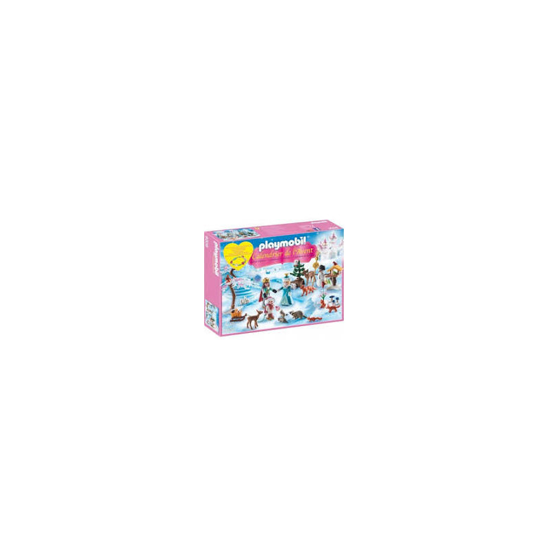 Playmobil 9008 -  Calendrier de l'Avent Famille Royale en Patins à Glace.