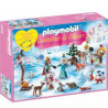 Playmobil 9008 -  Calendrier de l'Avent Famille Royale en Patins à Glace.