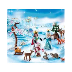 Playmobil 9008 -  Calendrier de l'Avent Famille Royale en Patins à Glace.
