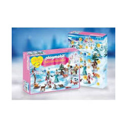 Playmobil 9008 -  Calendrier de l'Avent Famille Royale en Patins à Glace.